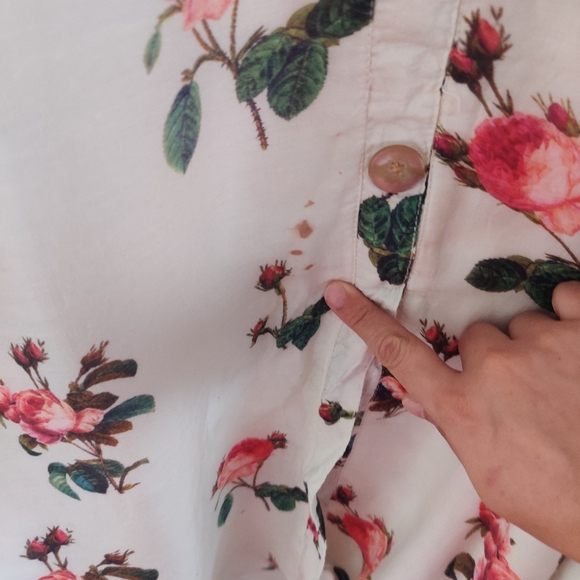 Floral maxi dress with asymmetrical hem Size 12 - Picture 13 of 13